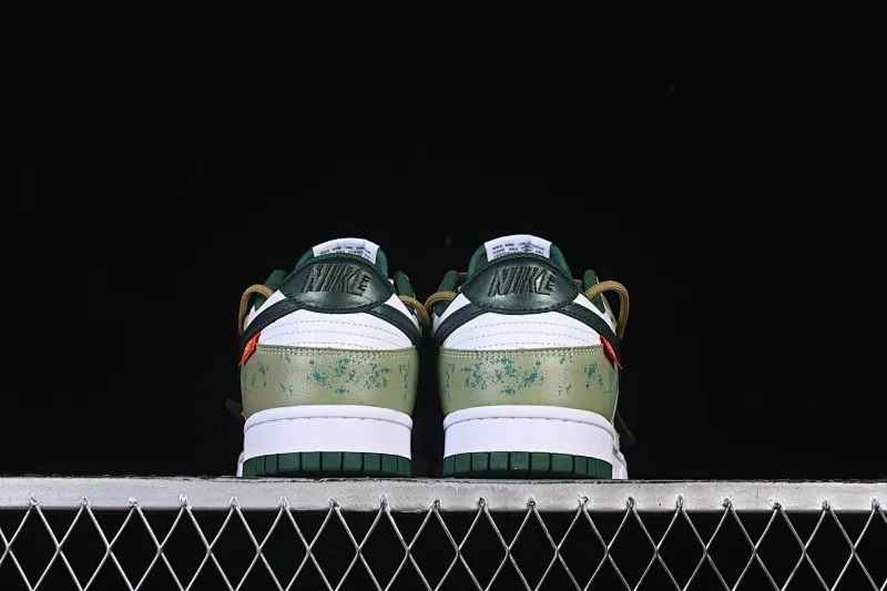 All categories Nk SB Dunk Series Nk SB Dunk Low High-end customized low-top sneakers Nike SB Dunk Low white and green straps low-top casual sneakers DD1391-100